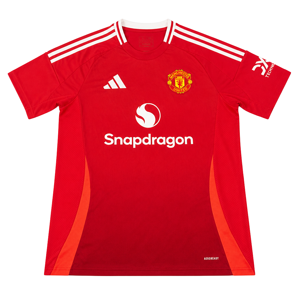 Adidas Manchester United 2024/25 Home Jersey Size L Red White 1