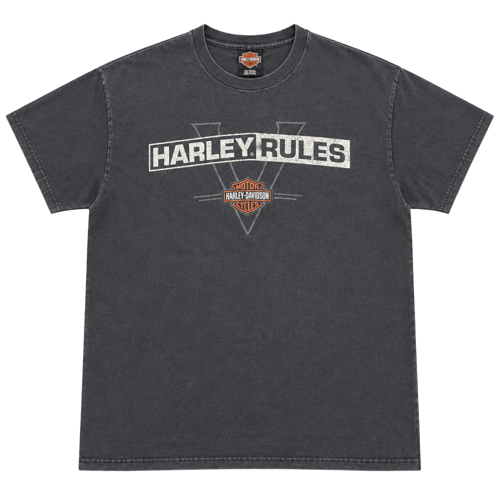 Vintage 1998 Harley-Davidson Harley Rules T-Shirt Size XL 1