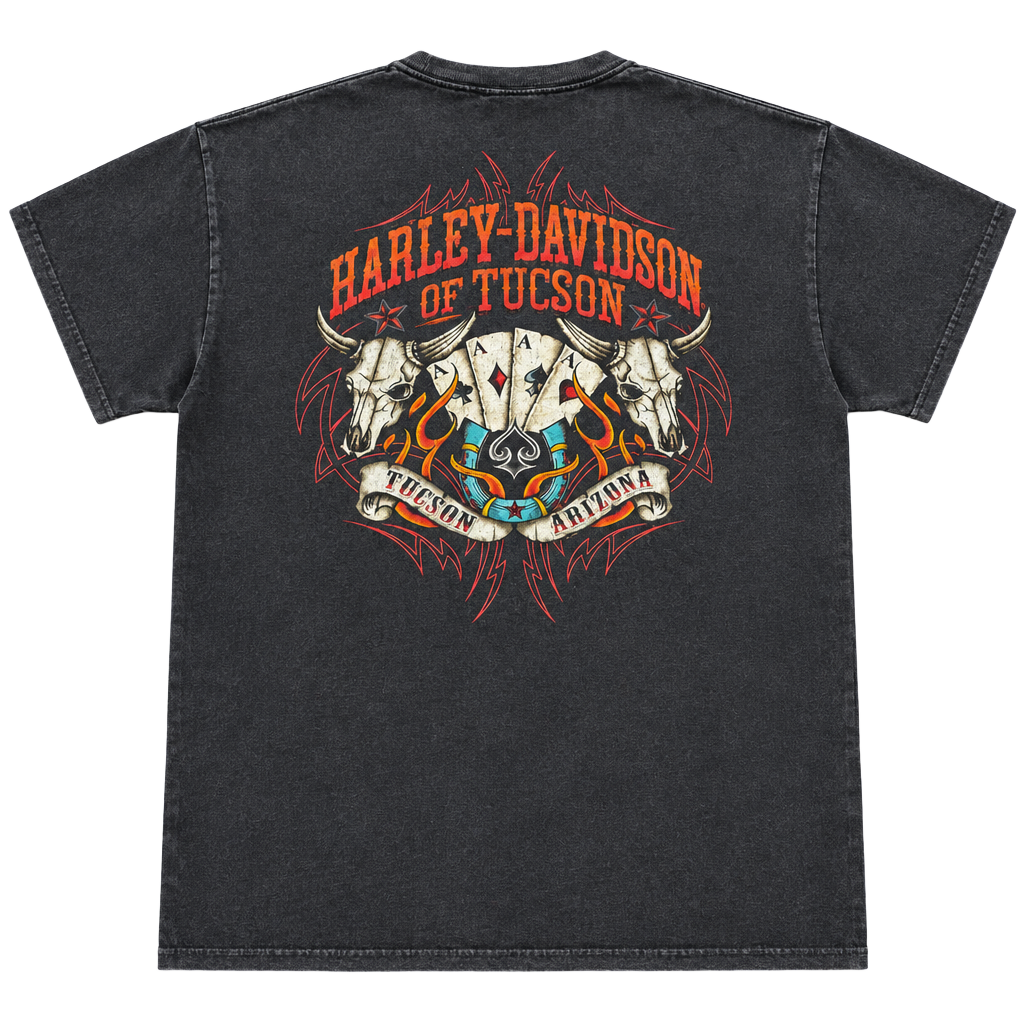 2010Harley-Davidson Tucson Arizona Graphic T-Shirt Sz L 1
