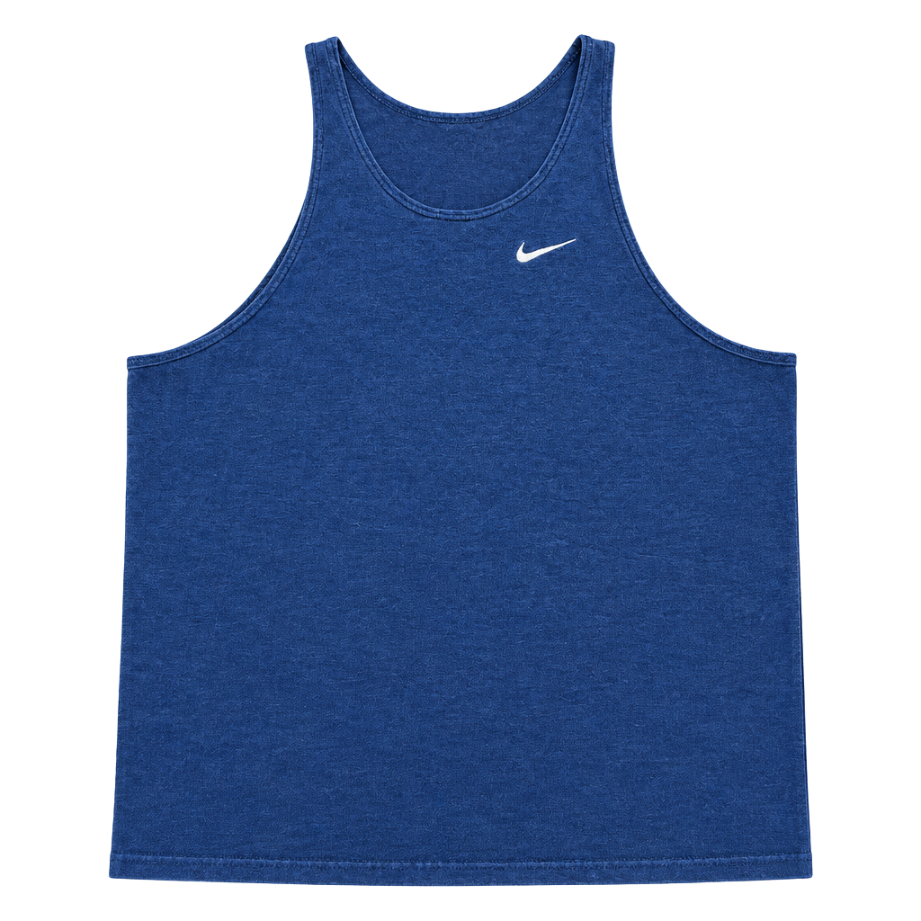 Nike Vintage Navy Blue Tank Top Size XL Made in USA 1