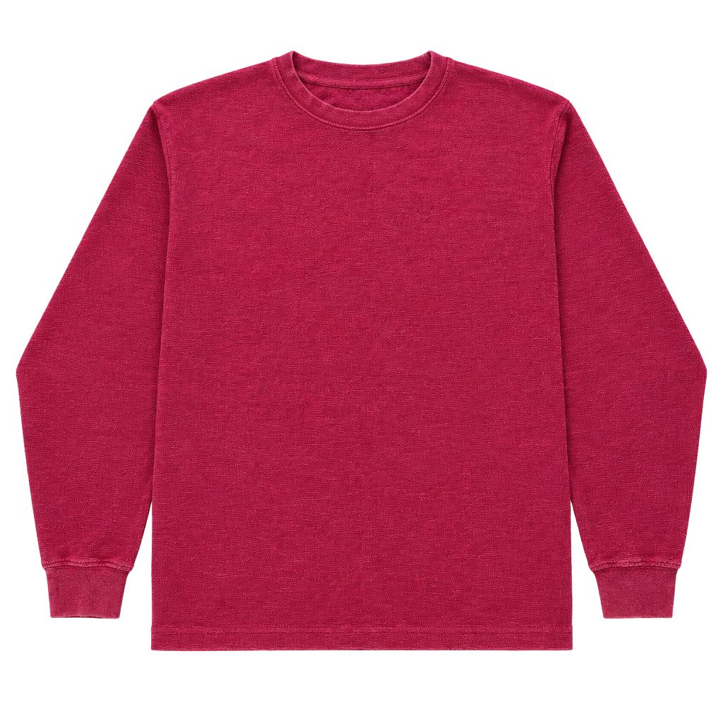 Vintage G.H. Bass & Co. Thermal Shirt Size XL Red Waffle Knit 1