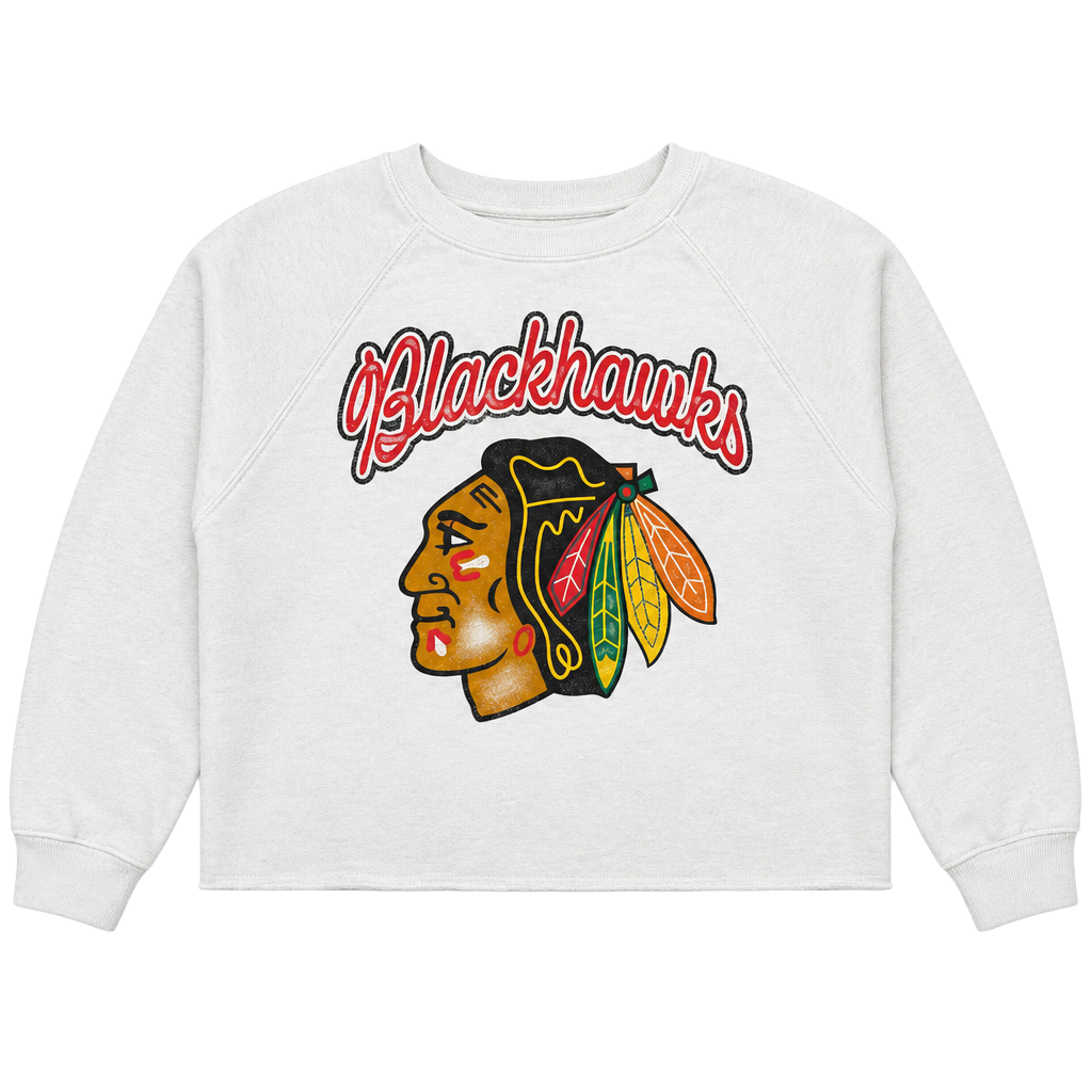 '47 Chicago Blackhawks Sweatshirt White Size Large 1