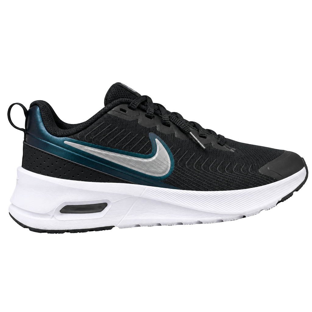 Nike Air Max Nuaxis Size 7.5 Black White Iridescent 1
