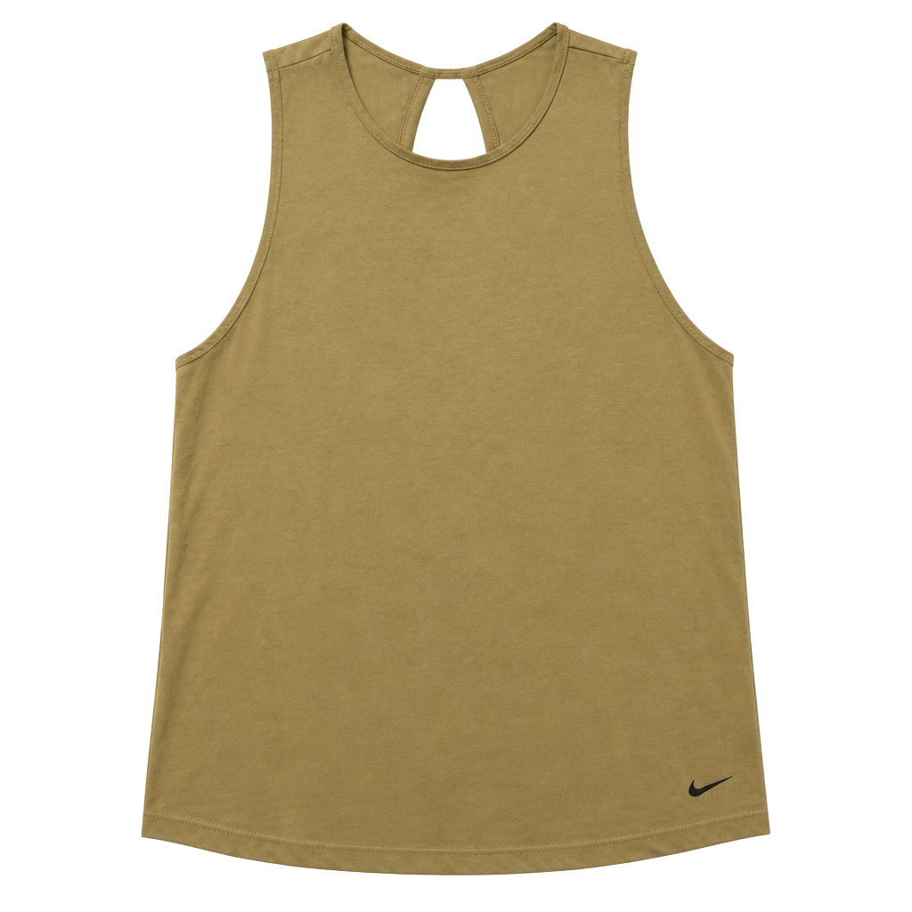 Women’s Nike Tank Top Size M Yellow Athletic 1