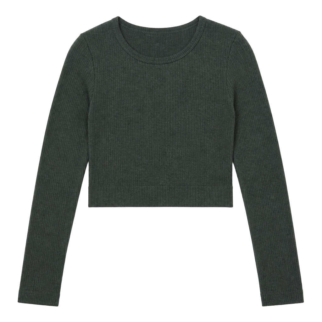 Lululemon Ebb to Street Long-Sleeve Crop Top Size 4 1