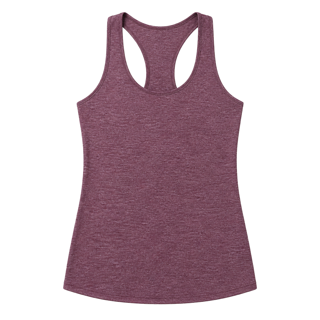 NWOT Lululemon Cool Racerback Tank Heathered Black Cherry Size 2 1