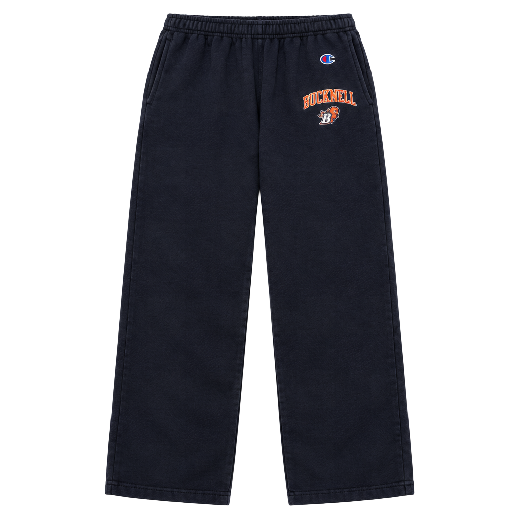 Champion Bucknell University Sweatpants Navy Blue Cotton 1