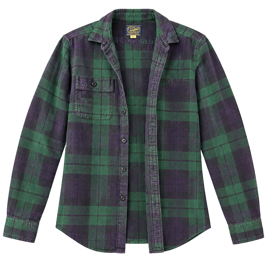 J.Crew Men’s XS Green/Blue Plaid Long Sleeve Button-Up Shirt 1