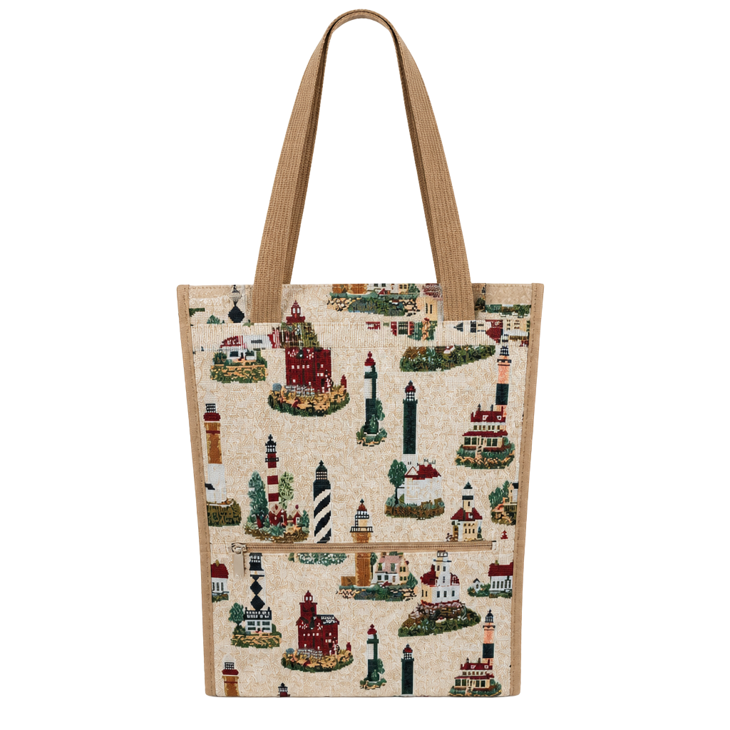 Jade Light House Tapesty Travel Bag 1