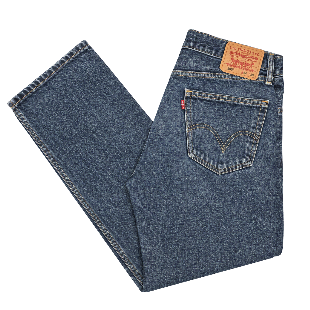 Vintage Levi's 505 Straight leg Jeans Size mens 34x30 Dark Wash Straight Fit 1