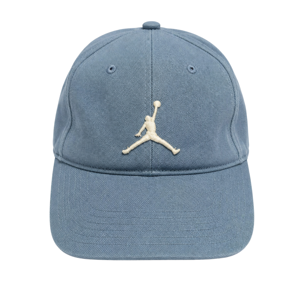Nike Jordan Jumpman Canvas Strapback Dad Hat Light Blue 1