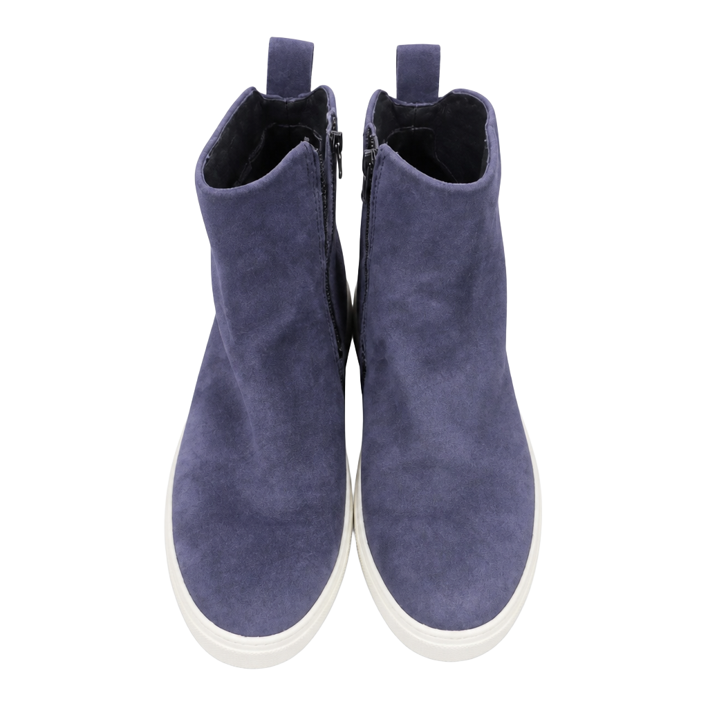 Ecco Soft Suede Zip Ankle Boots/ sneakers size 39 / 8.5Navy Blue 1