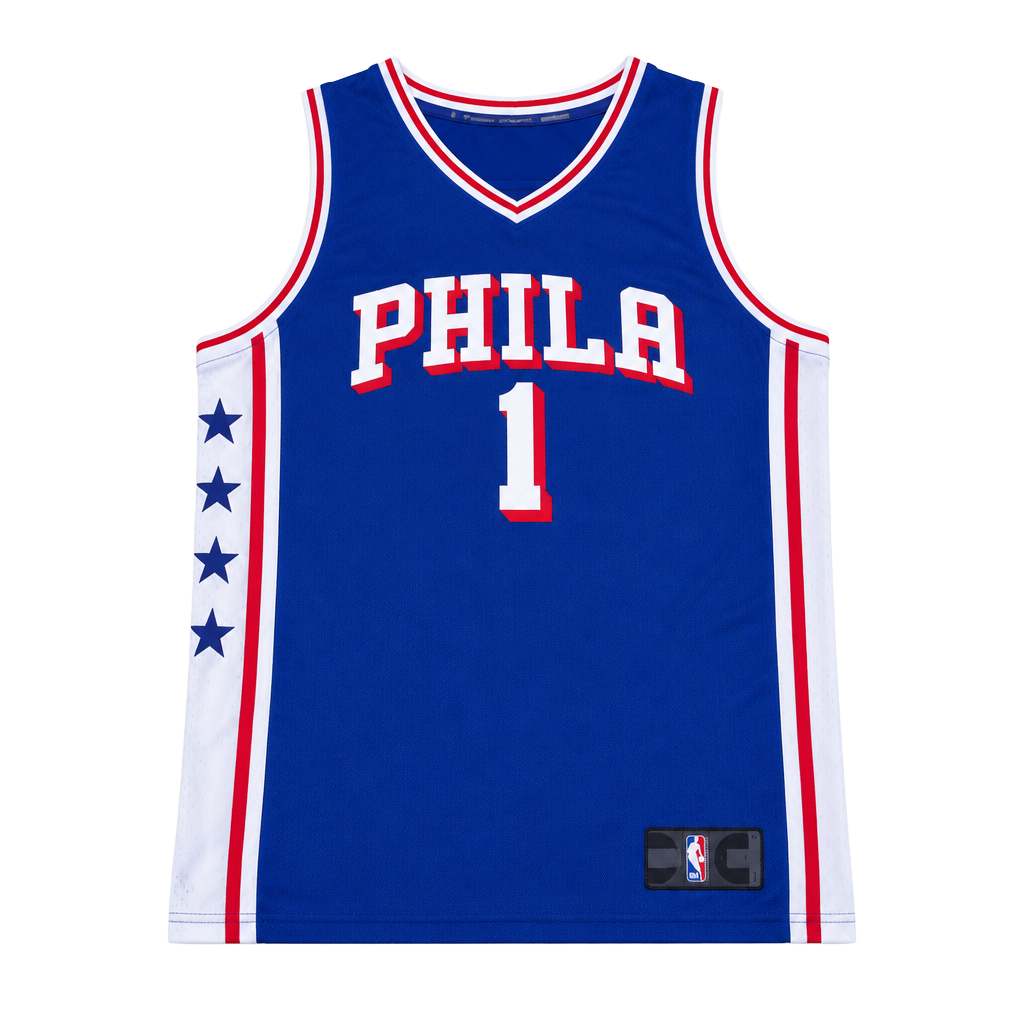 Fanatics Philadelphia 76ers James Harden 1 Jersey Size L Blue 1
