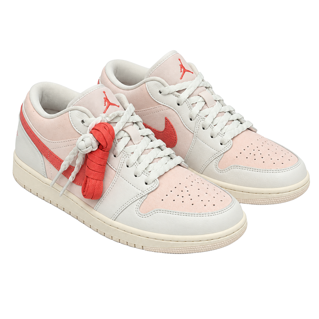 New w box Jordan Air Jordan 1 Low SE Size 12 Strawberry Milkshake Sneakers 1