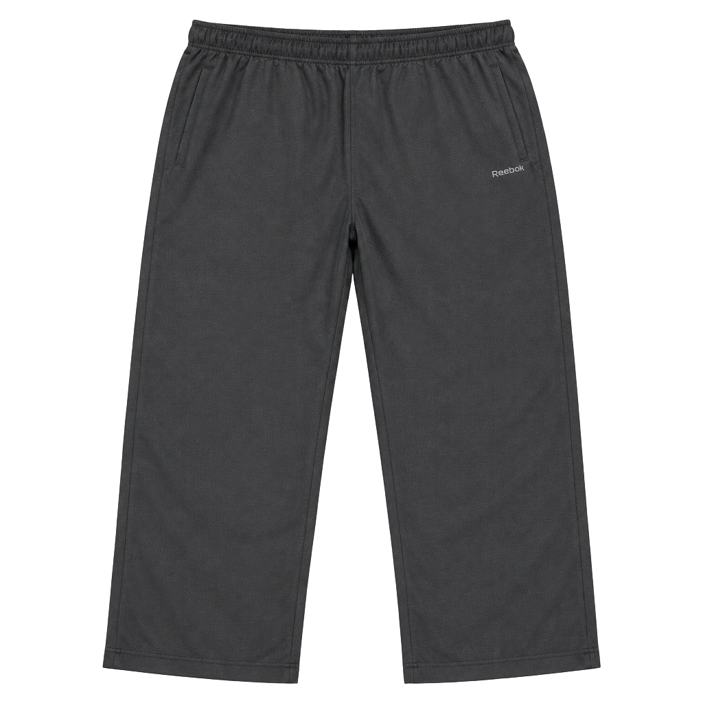 Reebok PlayDry Athletic Pants Size 3XLT Black Polyester 1