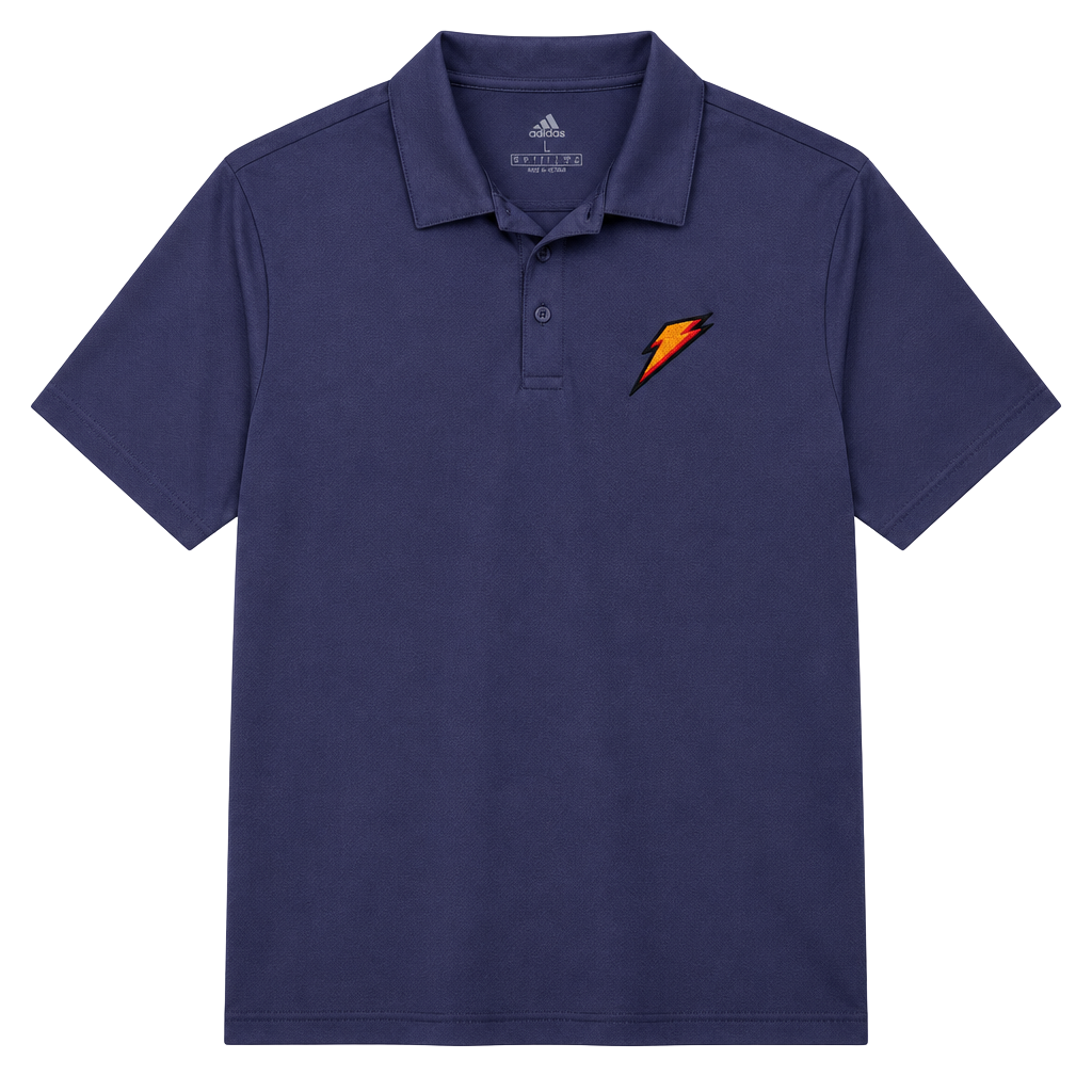 Adidas Gatorade Polo Shirt Mens Large Purple Pep+ Logo Performance Golf Athletic 1