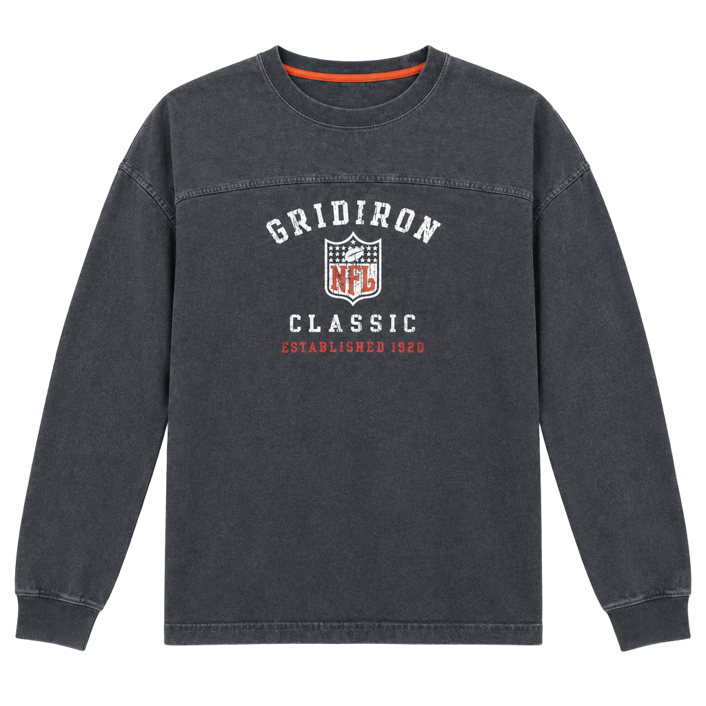 Vintage Reebok NFL Long sleev Men XL navy Gridiron Classics 1
