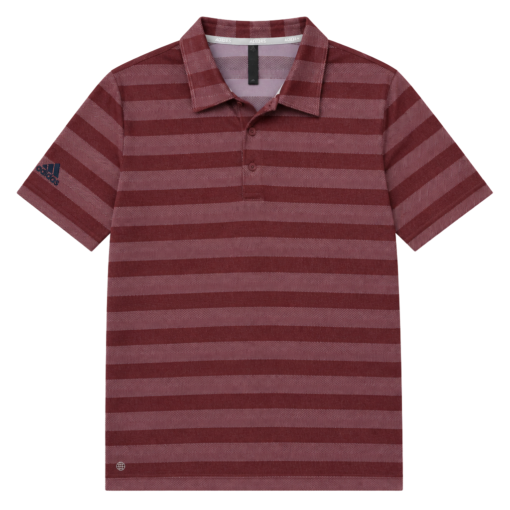 Adidas Polo Shirt Mens XL Red Short Sleeve Performance Stretch Golf * 1
