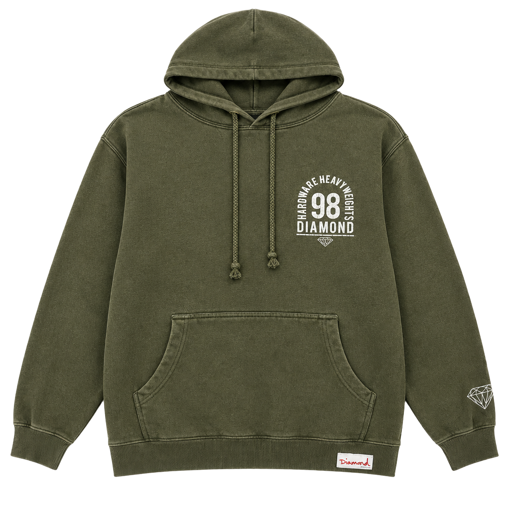 Diamond Supply Co. Green Hoodie Pullover Small 1