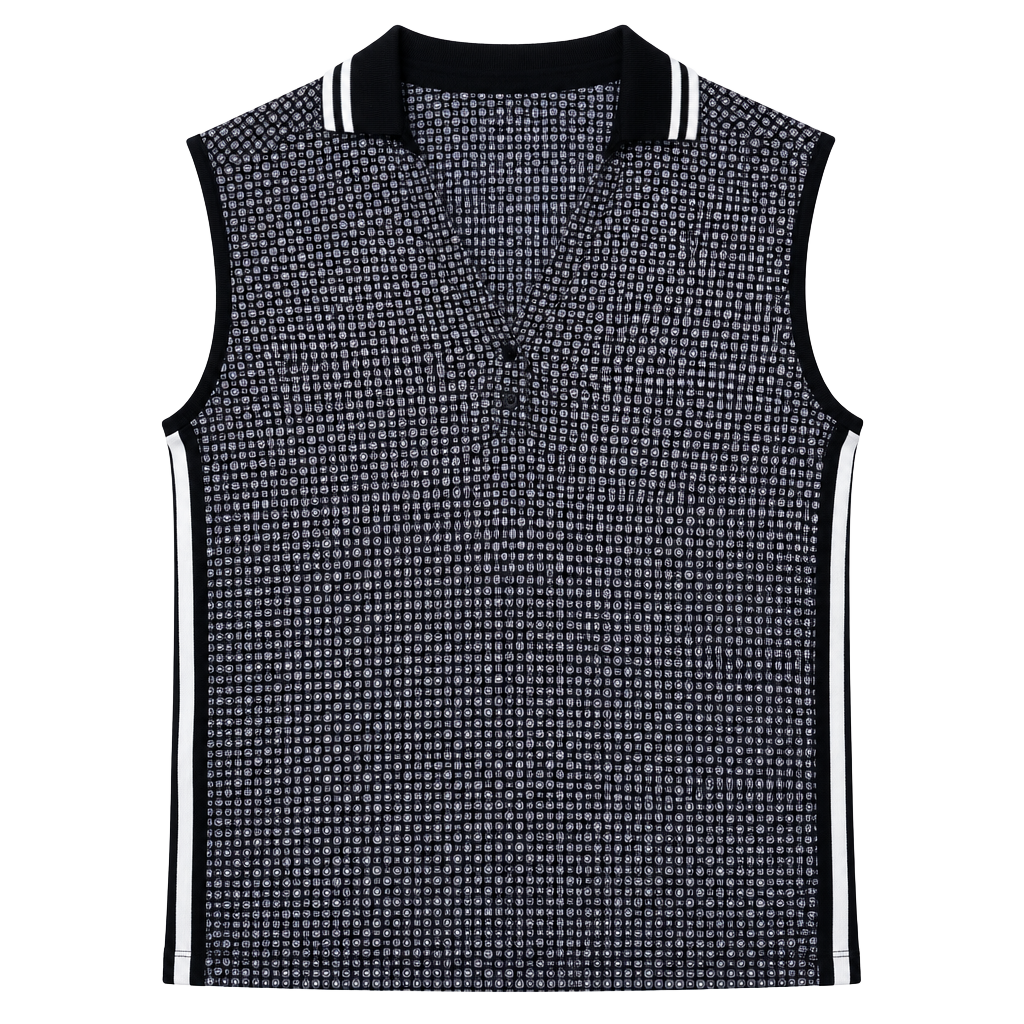 Callaway Polo Shirt Womens Large Sleeveless Golf Patterned Active 1