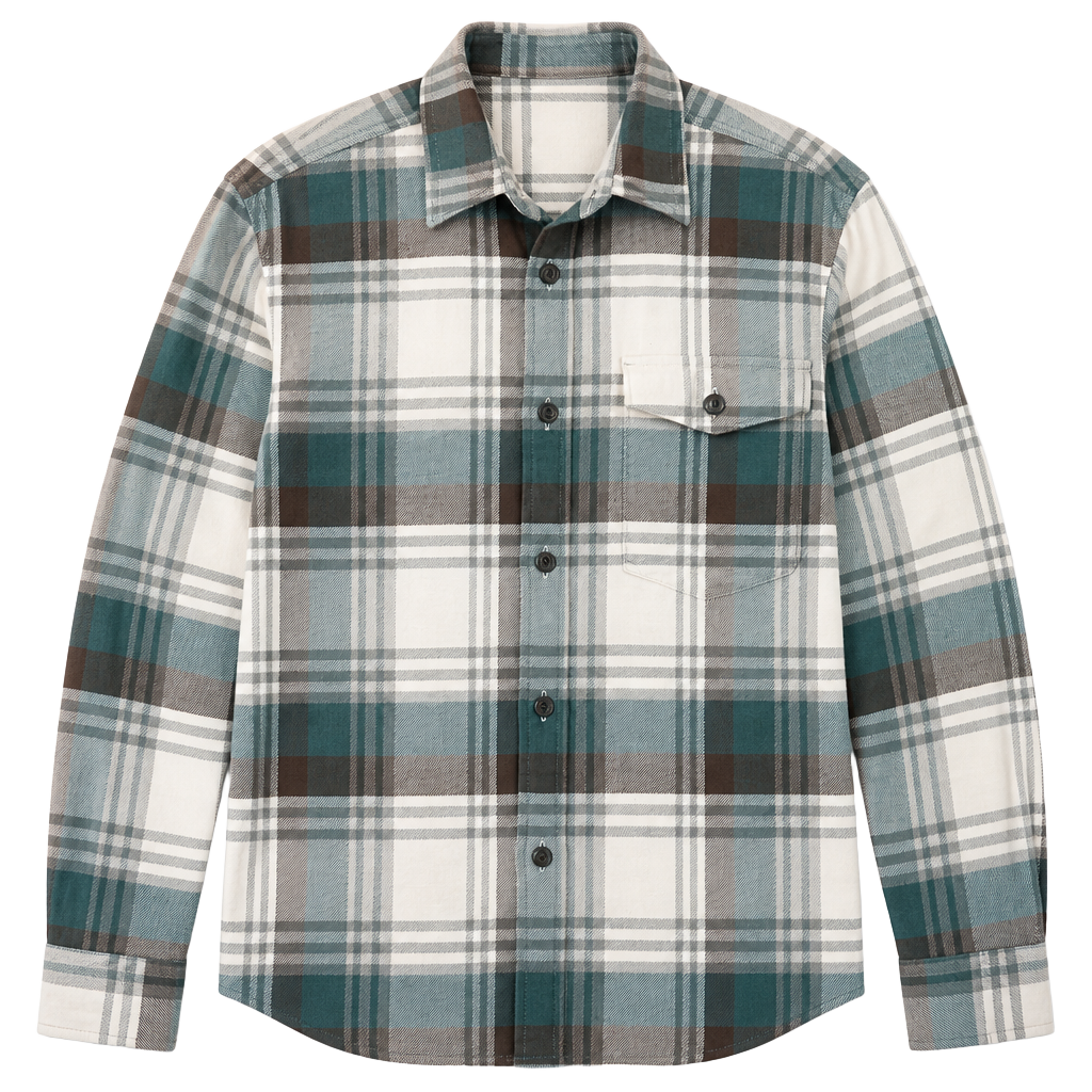 Patagonia Women’s Lightweight Plaid Fjord Flannel Shirt Size M 1