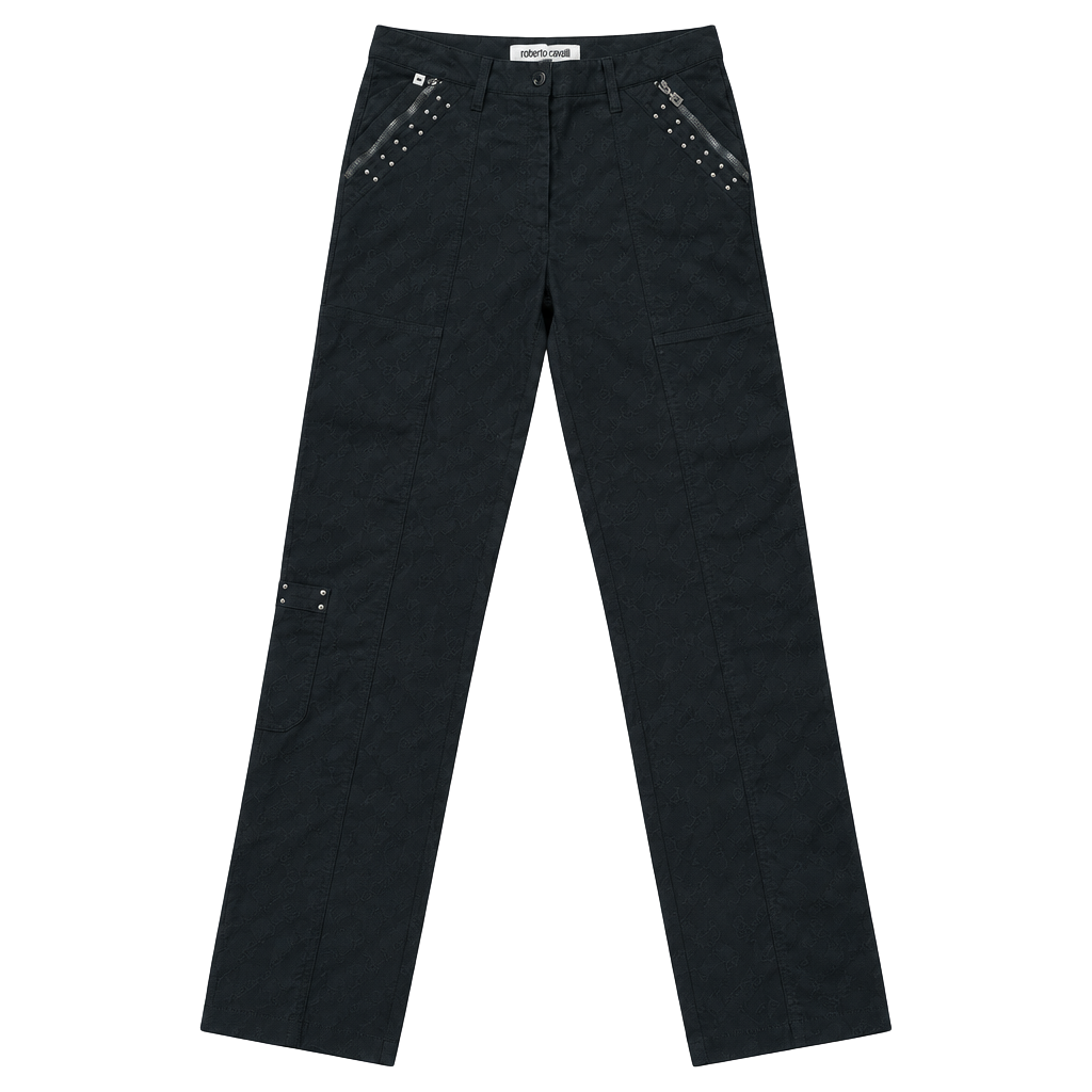 Jamie Sadock Pants Size 6 Black Studded Zip Pocket 1