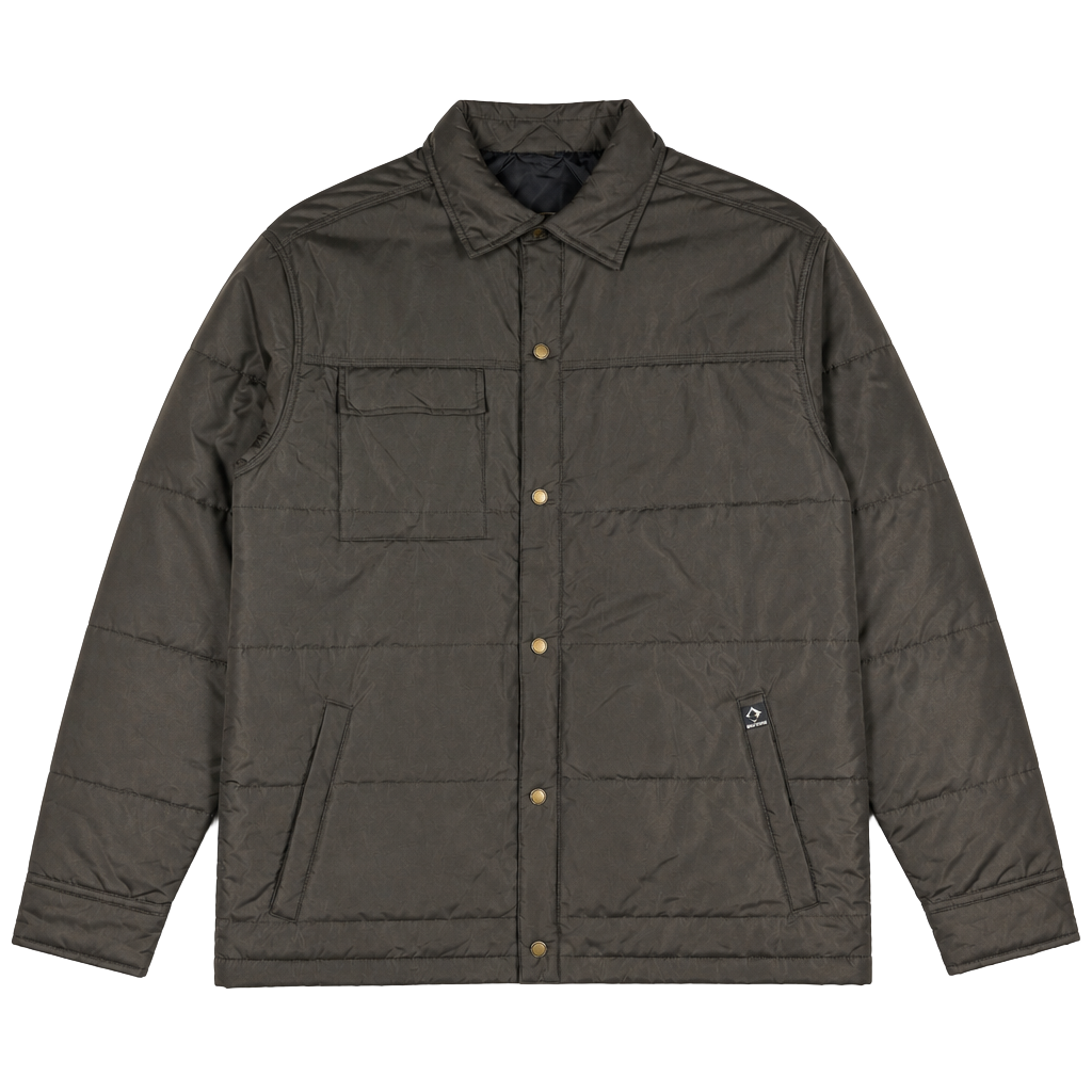 DRI DUCK Ranger 5368 Insulated Work Jacket Men’s L Brown Snap Front 1