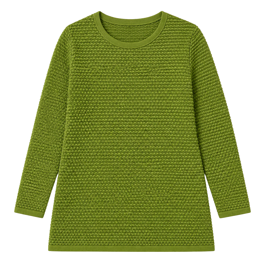 COS Tunic Size M Green Textured Cotton 1