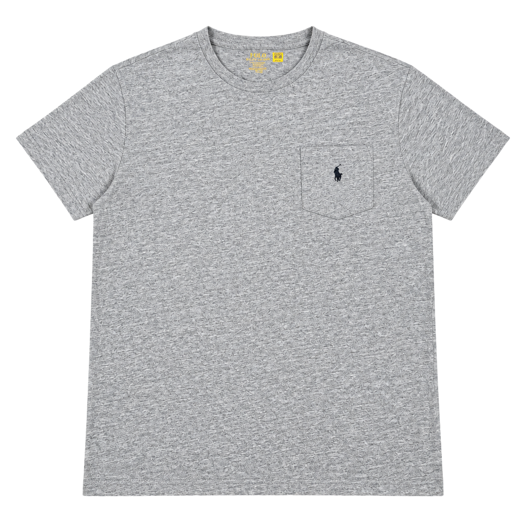 Polo Ralph Lauren Classic Fit Pocket T-Shirt Size L Gray Heather 1