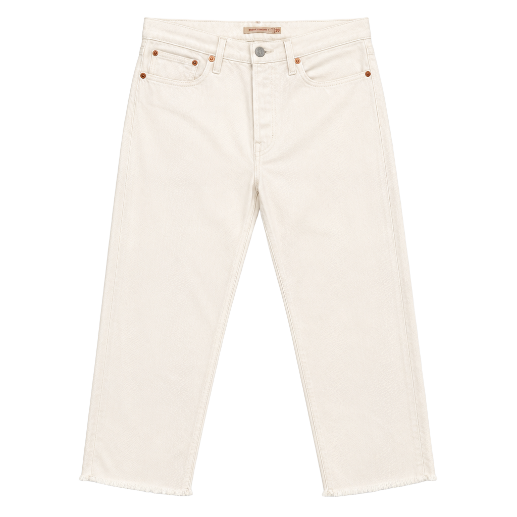 Levi's Wedgie Straight Size 29 White Denim Jeans 1