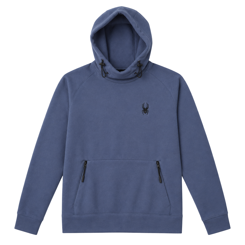 Spyder Active ProWeb Hoodie Size S Blue Sweatshirt Pullover 1