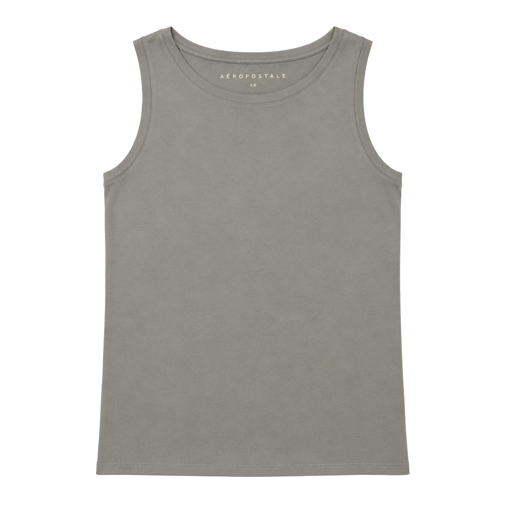 Aeropostale Women's XS Light Blue High Neck Tank Top 1