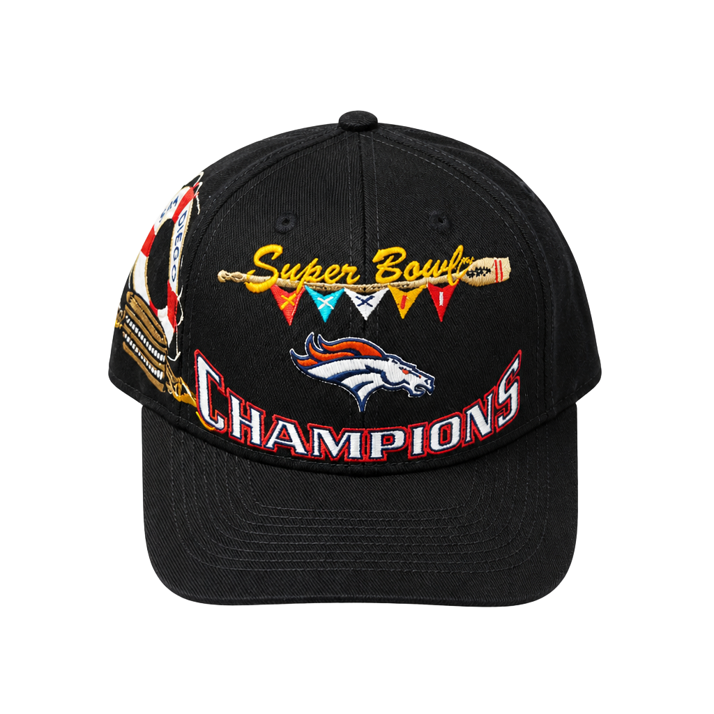 Logo Athletic Denver Broncos Super Bowl XXXII Snapback Hat 1