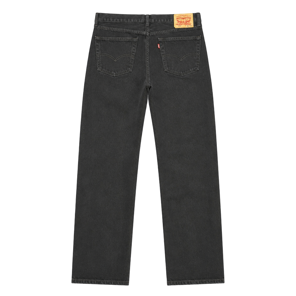 Levi's 505 Regular Fit Jeans W34 L34 Black Denim 1
