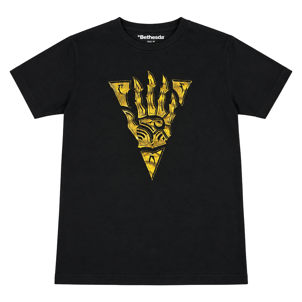 Bethesda The Elder Scrolls Online Dark Graphic T-Shirt Black S 1