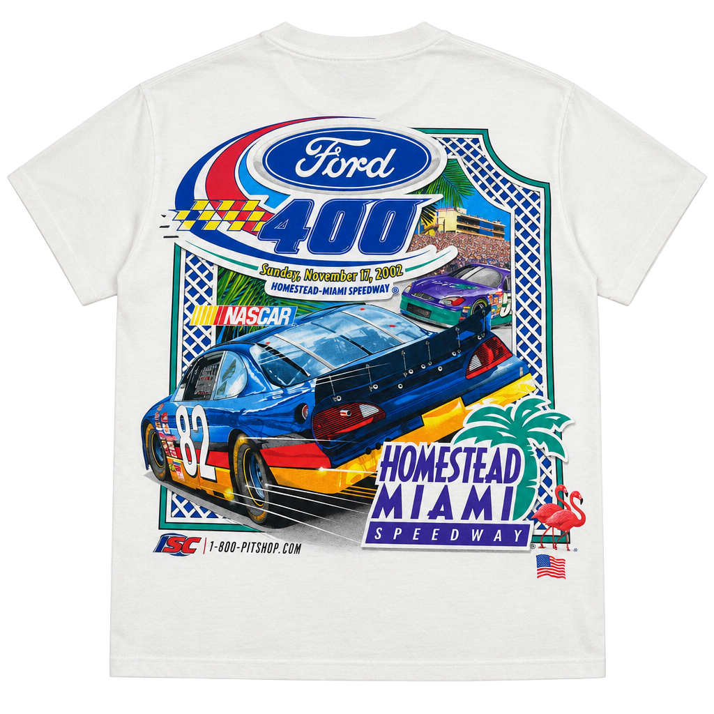 Vintage Ford 400 2002 Nascar T-Shirt Size XL 1