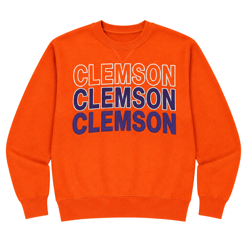 Vintage Russell Athletic Clemson Tigers Crewneck Sweatshirt Size XL 1