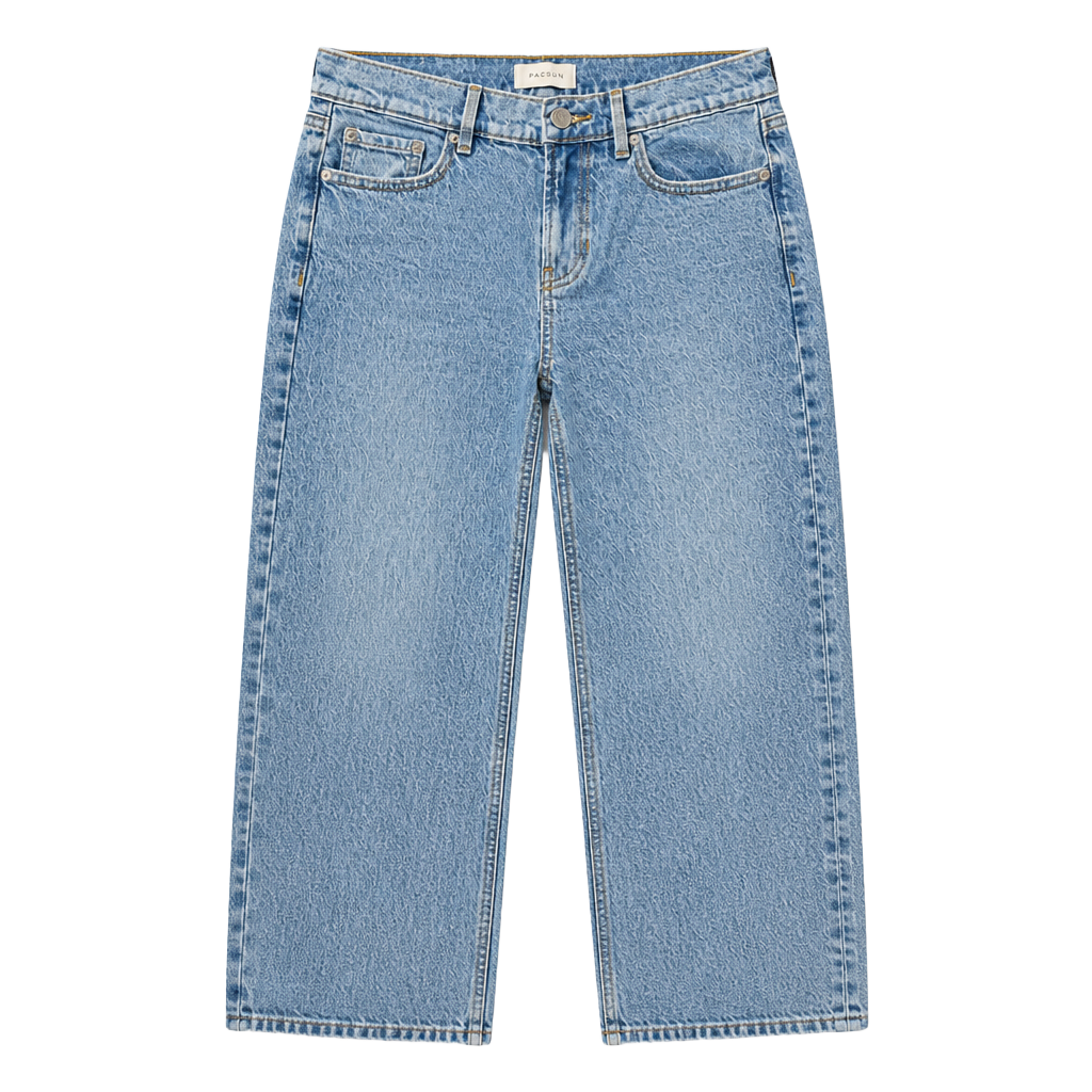 Pacsun Jordyn Low Rise Straight Leg Jeans Light Wash 1