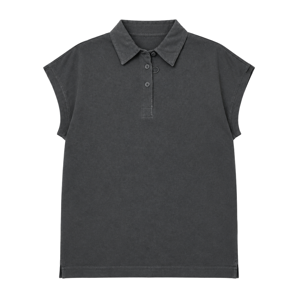 Figs Women’s Pro Ella Scrub Polo Size XL Black Technical Pique 1