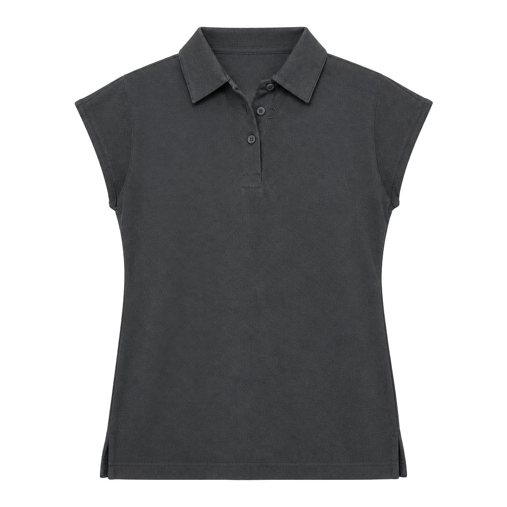 FIGS Women’s Technical Pique Ella Scrub Polo Size S Black 1