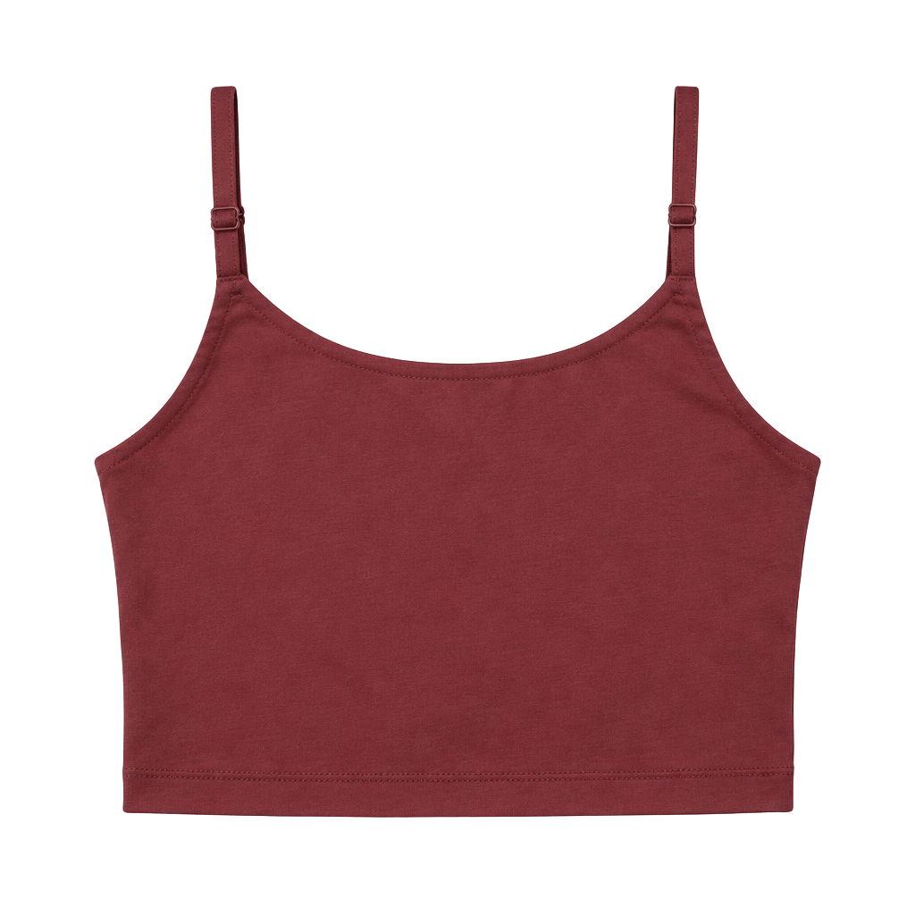 Alphalete Alphalux Slim Bra Tank in Burgundy 1