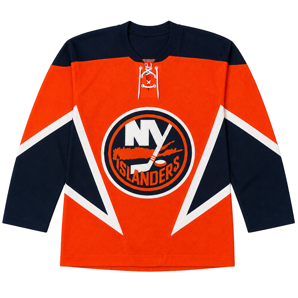 Koho New York Islanders Orange Third Hockey Jersey Size S 1