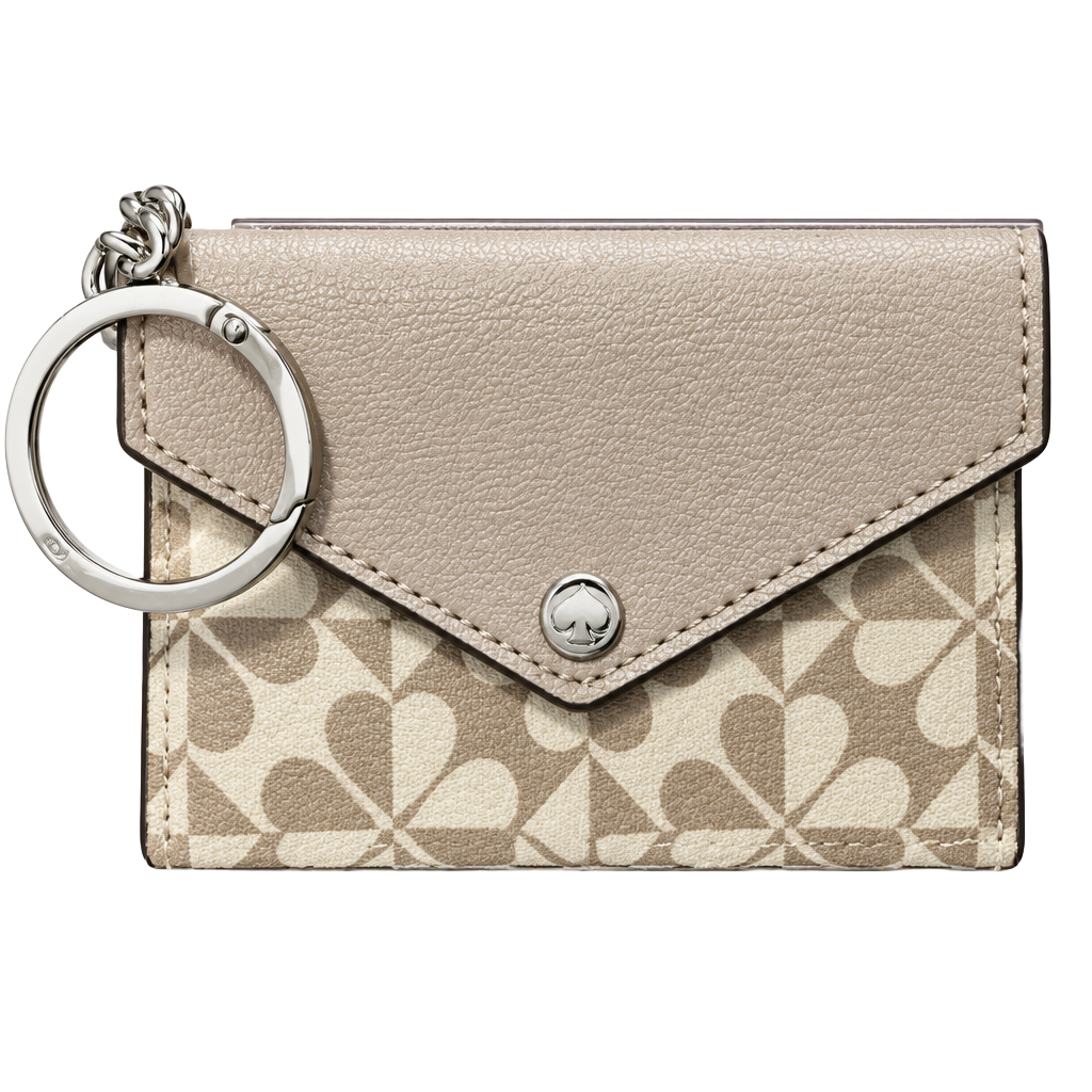 Kate Spade Spade Flower Envelope Card Holder Keychain 1