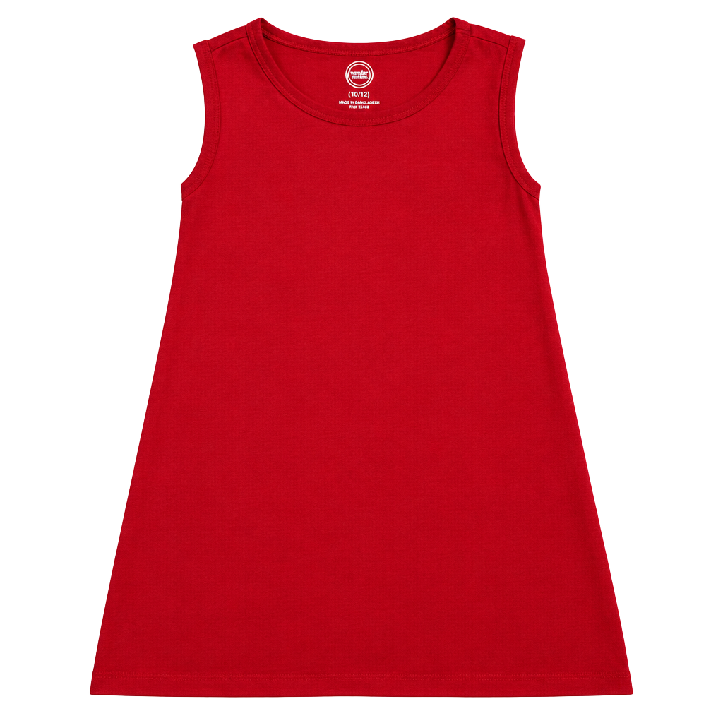 Wonder Nation Tank Top Size youth L 10-12 Red Sleeveless like new 1