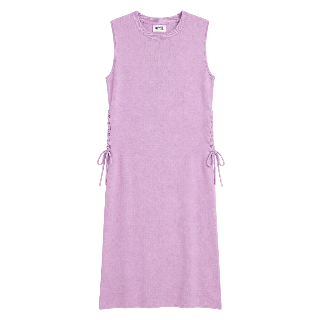 Future Collective Reese Blutstein Sleeveless Lace-Up Side Midi Dress Size M 1