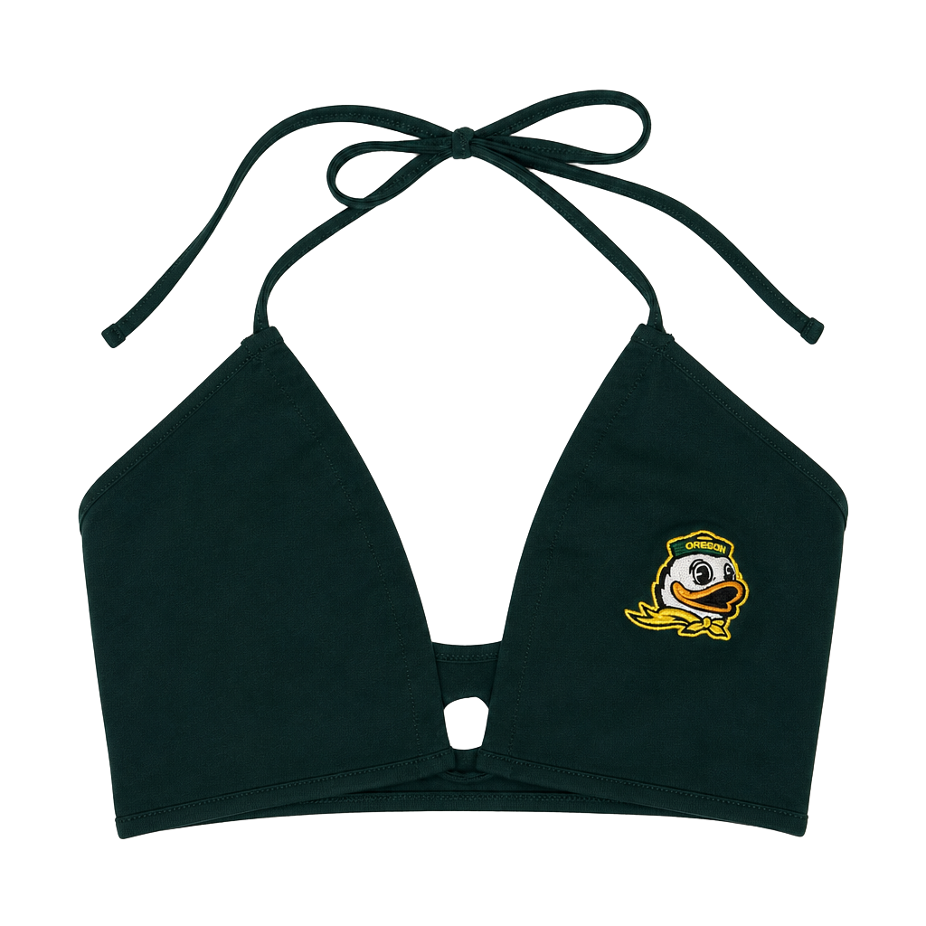 Hype and Vice University of Oregon Ducks Halter Crop Top Size S. 1