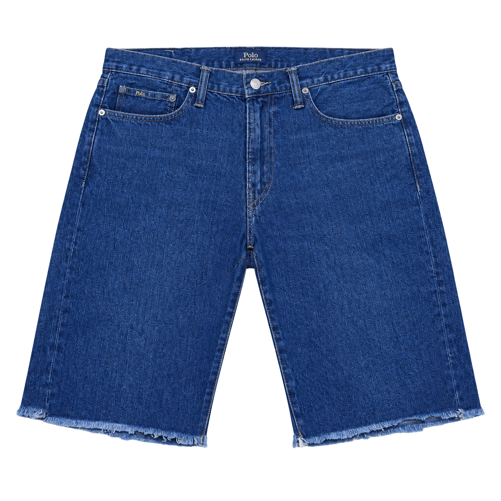 Polo Ralph Lauren Denim Jorts Men’s 33 Baggy Raw Hem Classic Fit NWT Y2K 1