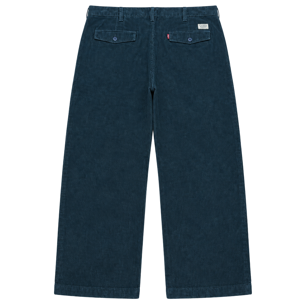 Levi's XX Chino Authentic Relaxed Corduroy Pants Green Men's 38x30 Straight 1