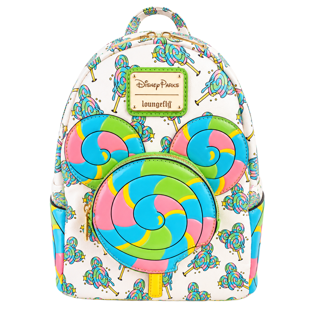 Disney Parks Loungefly Disney Eats Mickey Mouse Lollipop Mini Backpack New 1