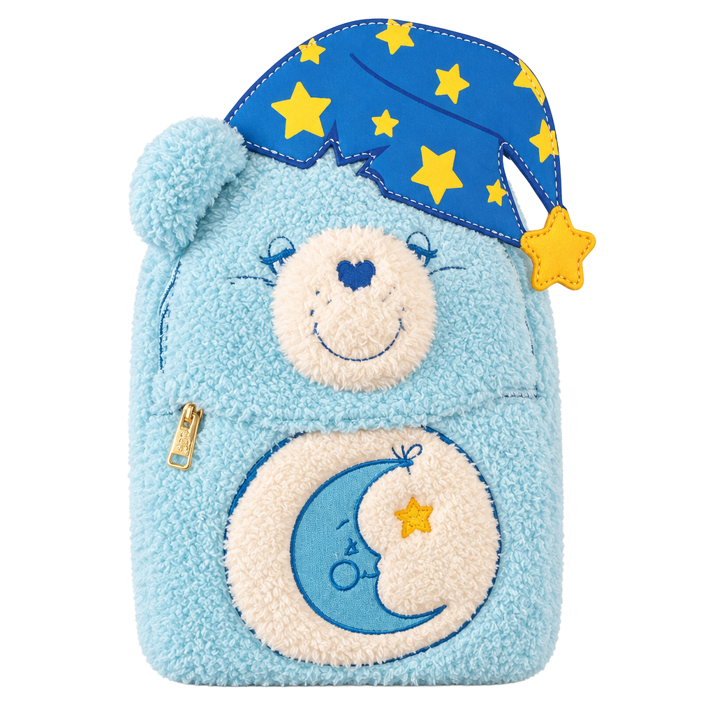 Loungefly Care Bears Bedtime Bear Plush Cosplay Mini Backpack 1